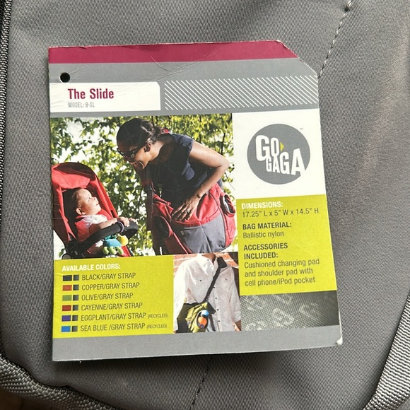 Go GaGa The Slide Diaper Bag & Accessories - Picture 9 of 14